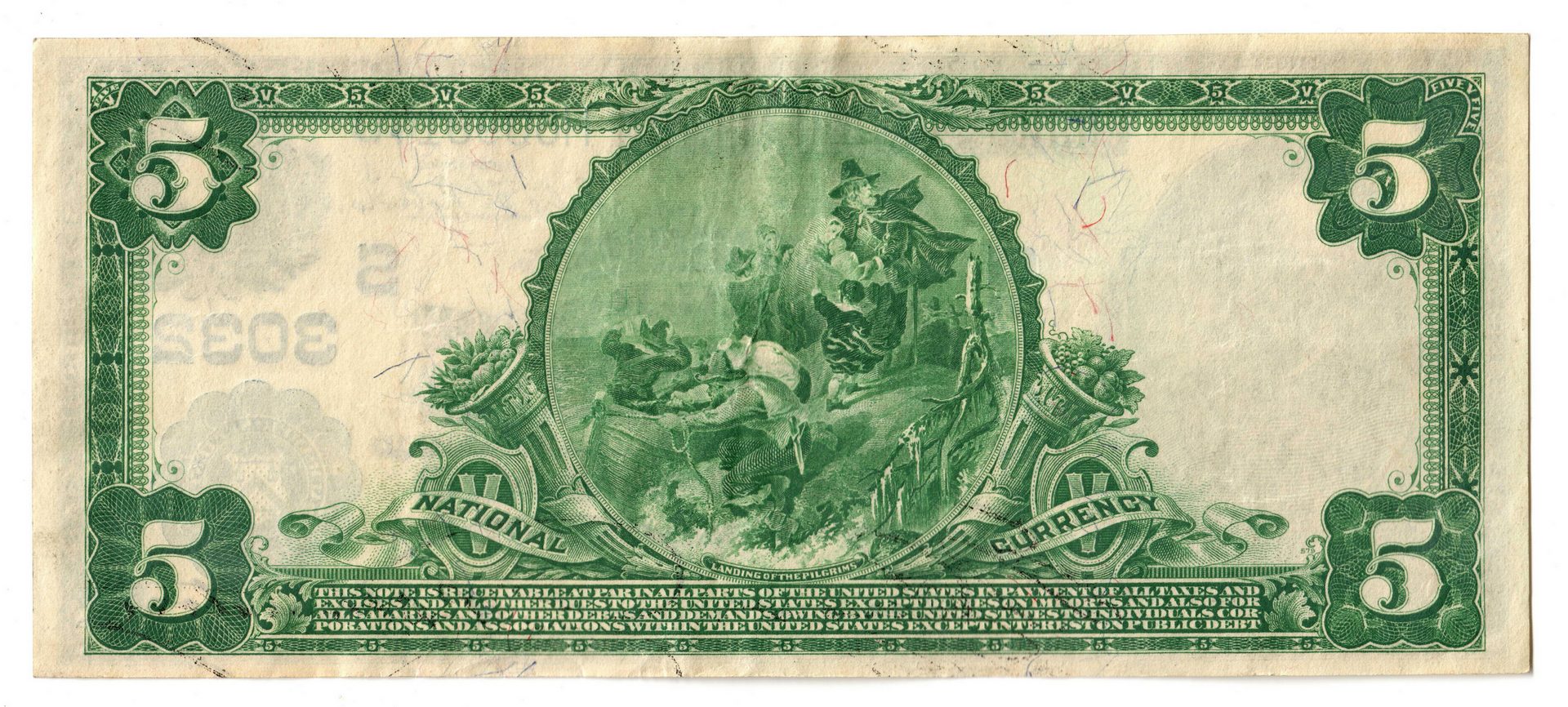Lot 66: 1902 $5 American National Bank of Nashville Nation