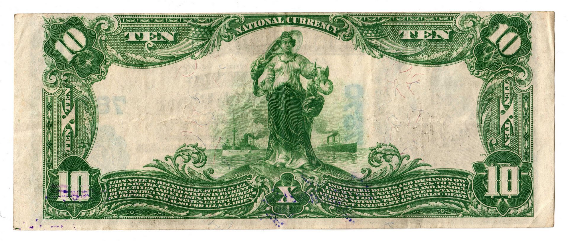 Lot 70: 1902 $10 Phoenix National Bank of Columbia Nationa