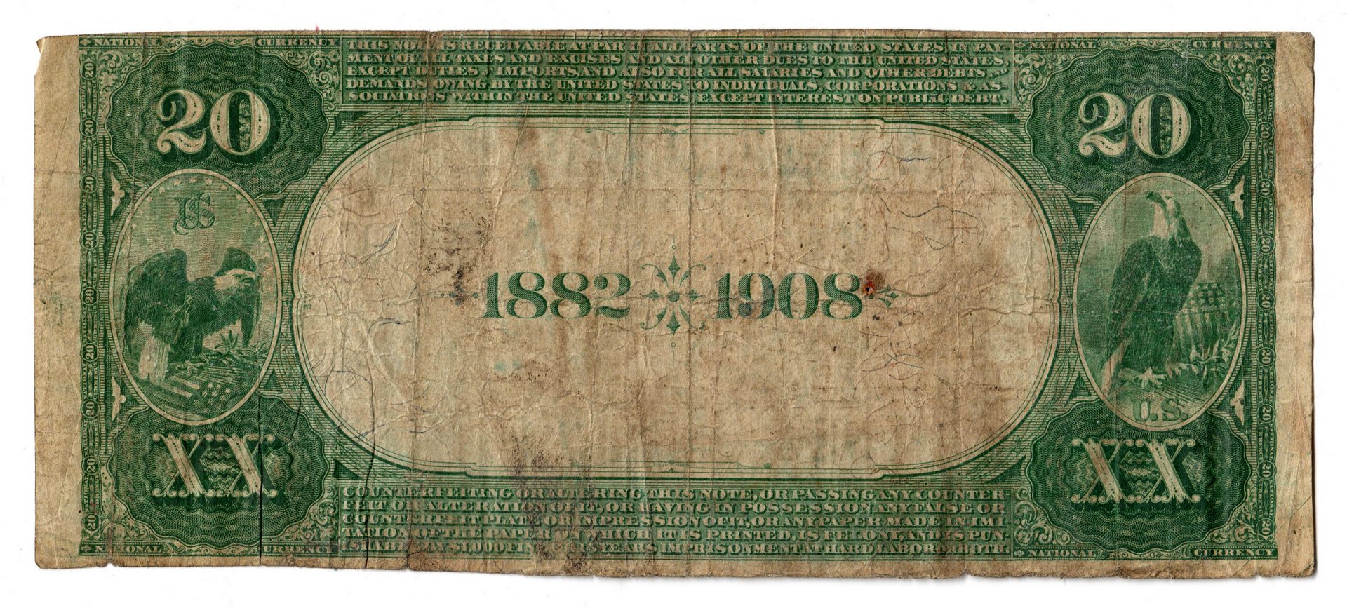 Lot 72: 1882 $20 Farmers National Bank of Somerset Nationa