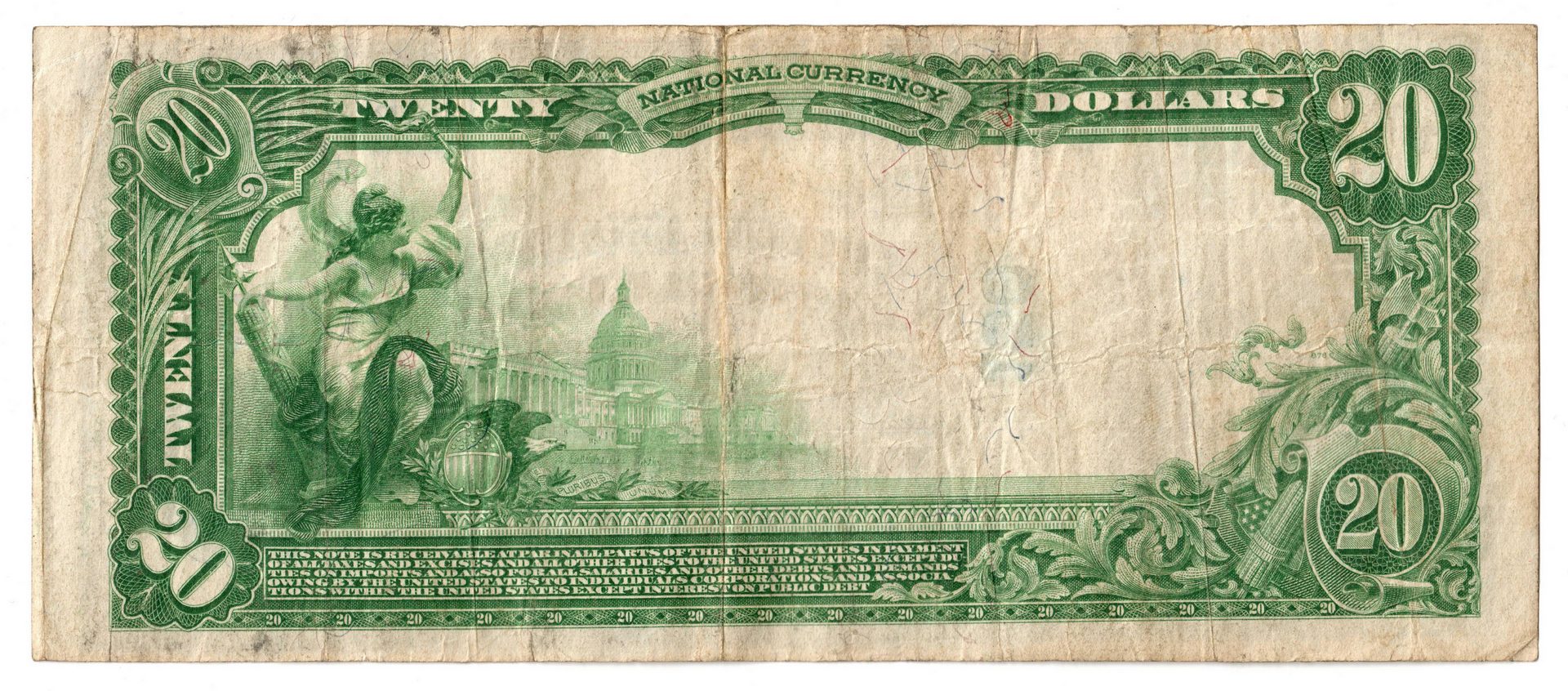 Lot 77: 1902 $20 Fourth and First National Bank, Nashville
