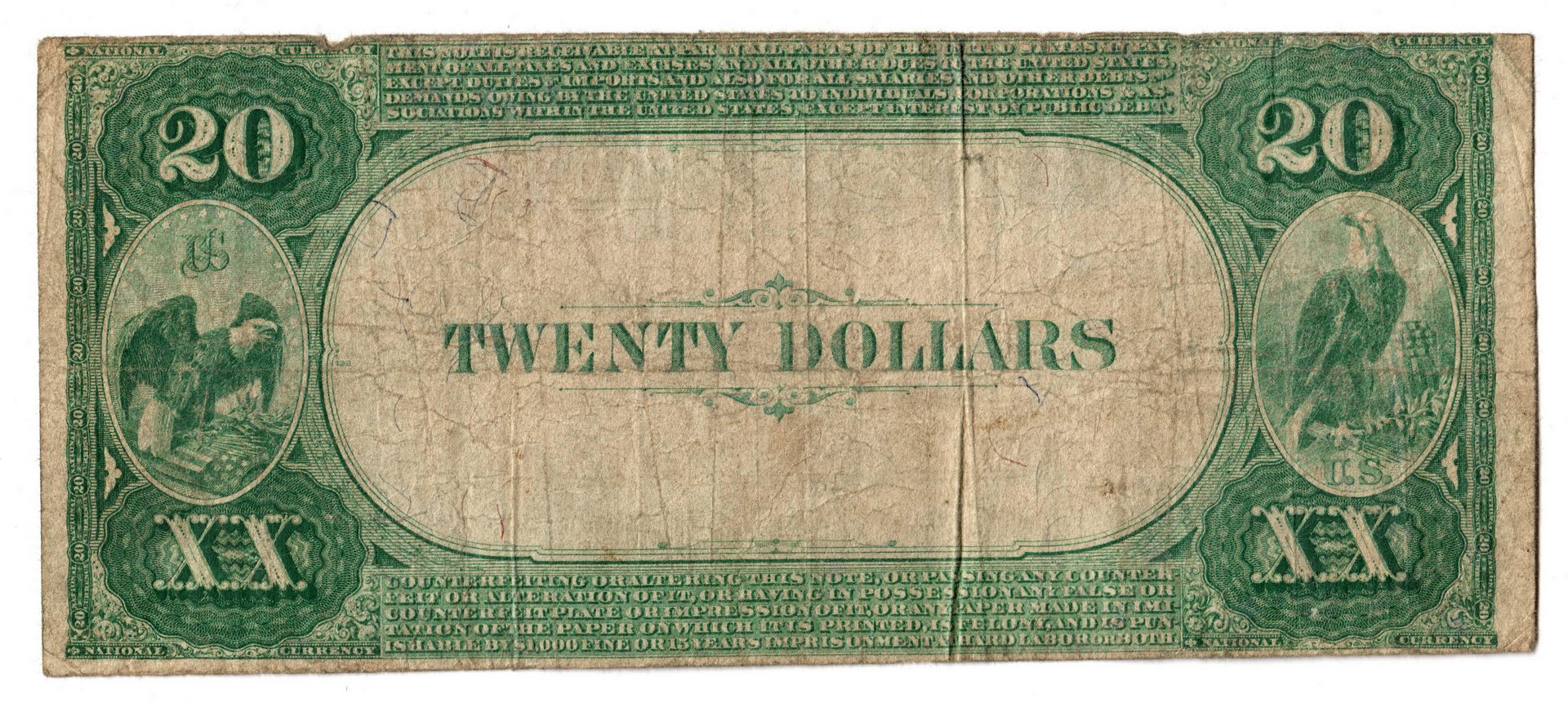 Lot 79: 1882 $20 American National Bank of Richmond Nation