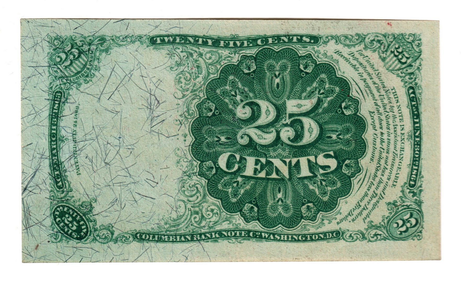 Lot 8: U.S. Fractional Pairing, 50 & 25 Cent Denomination