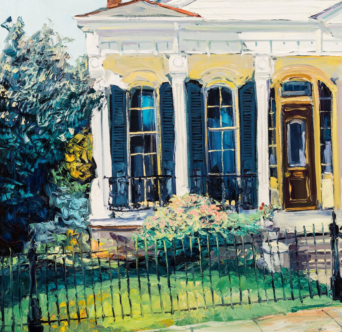 Lot 101: James Michalopoulos Oil, "Pristine at Prytania"