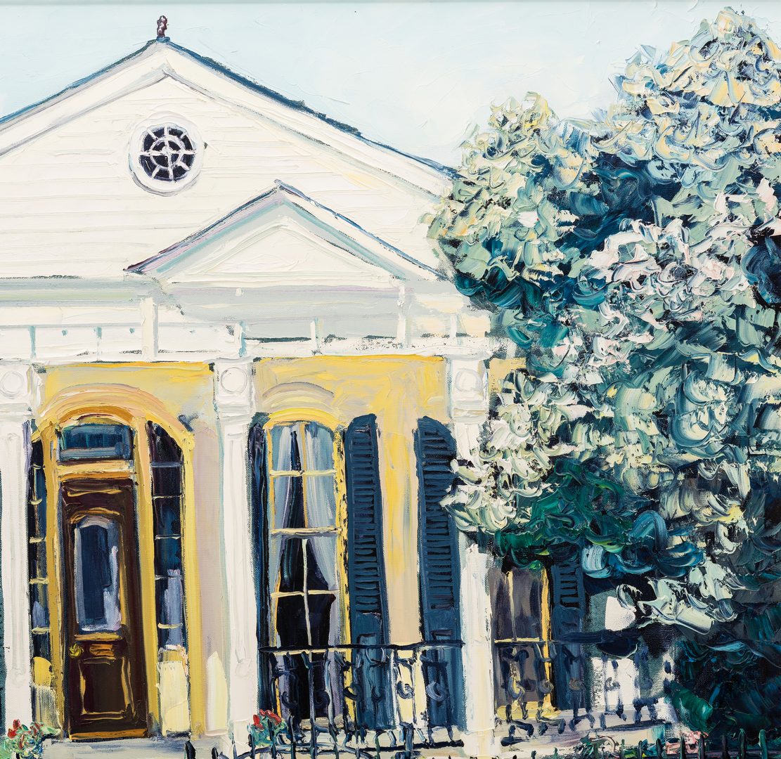Lot 101: James Michalopoulos Oil, "Pristine at Prytania"