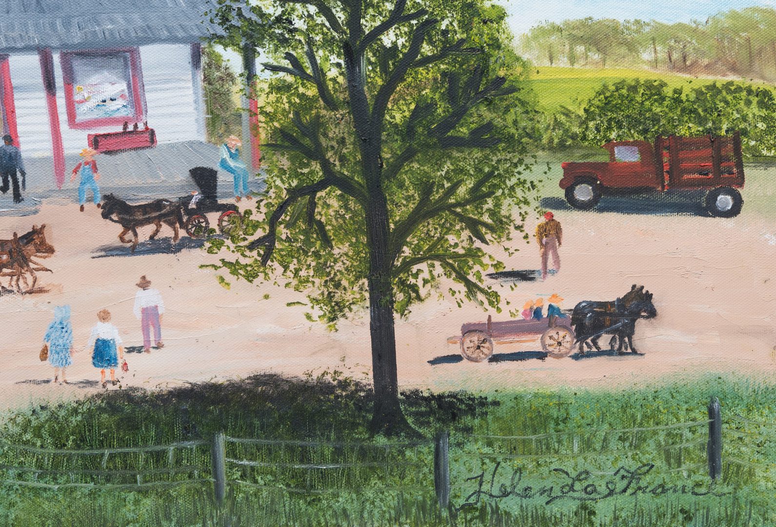 Lot 106: Helen LaFrance, O/C, "The General Store"