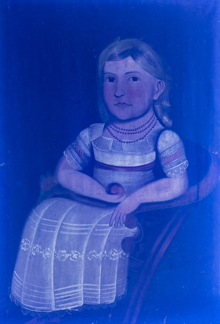 Lot 112: Folk Art Portrait of a Child, TN History