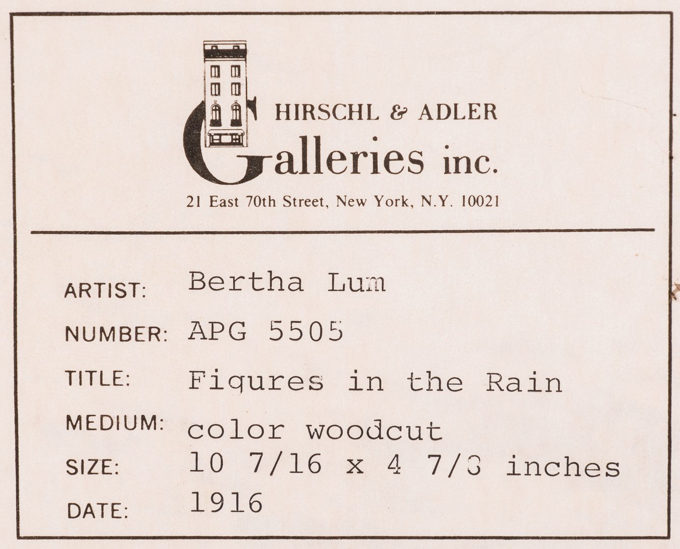Lot 123: 2 Bertha Lum Japanese Style Woodblock Prints