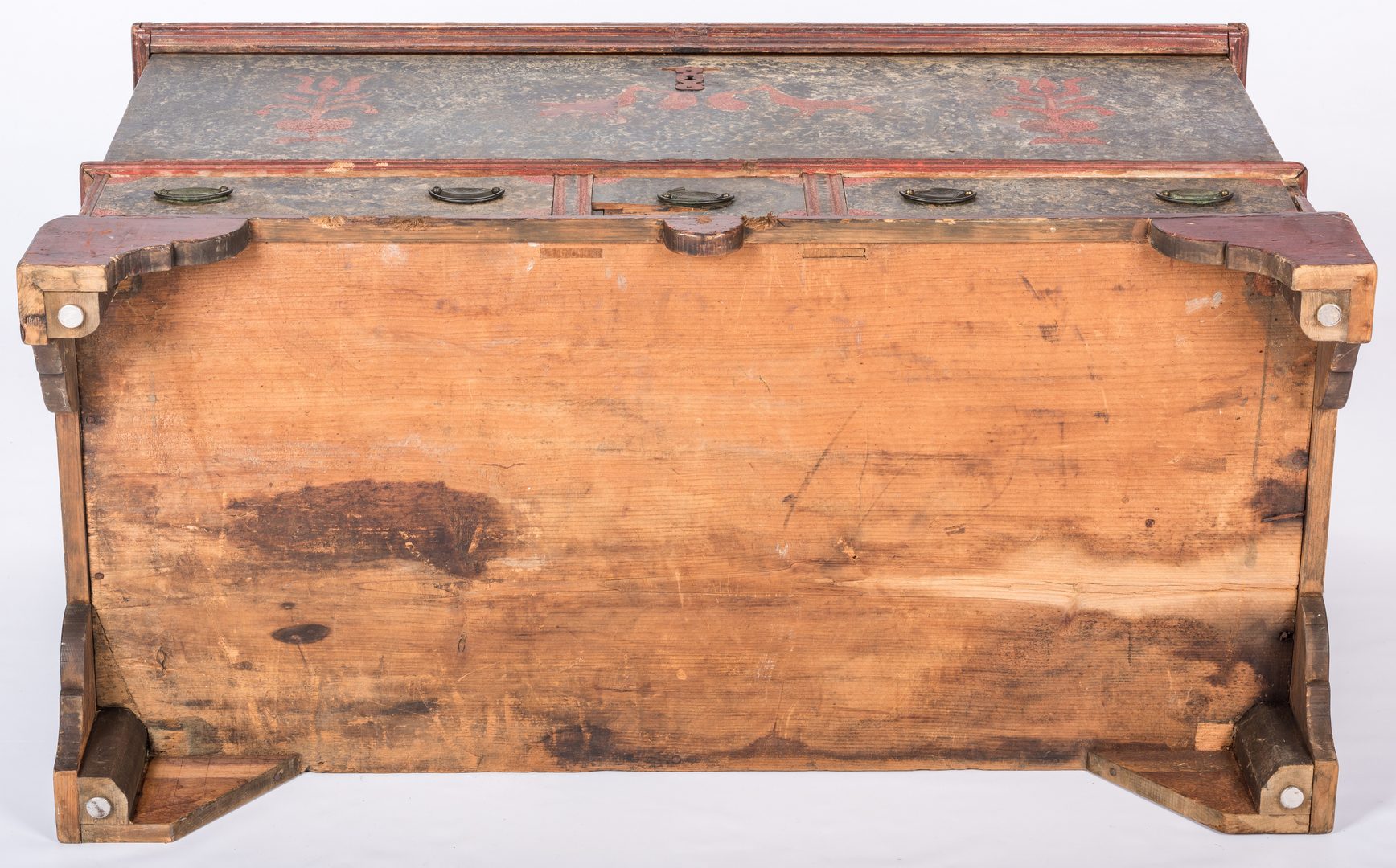 Lot 149: PA Sponge Painted Dower Chest