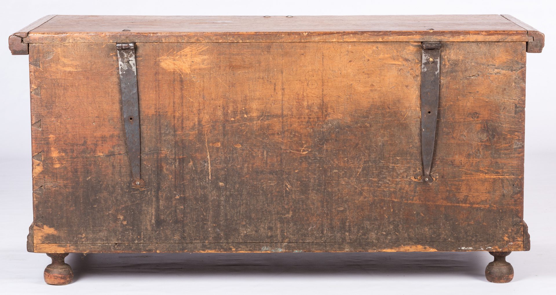 Lot 150: Painted PA Blanket Chest, late 18th c.