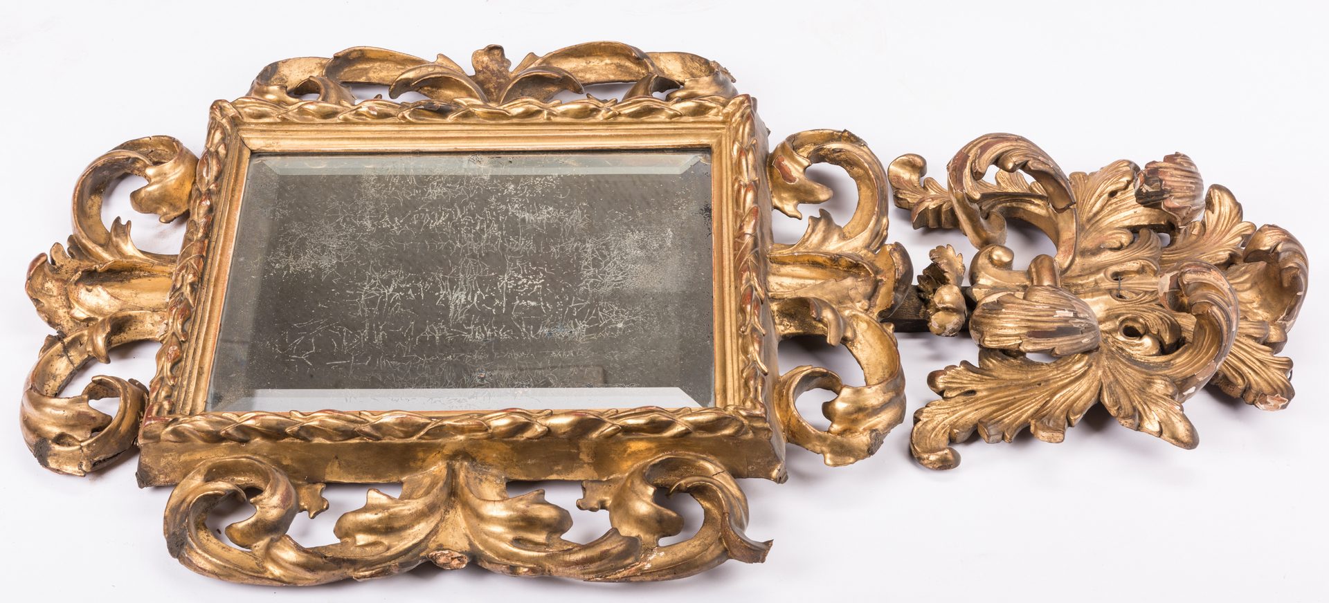 Lot 162: 19th Cent. Continental Gilt Carved Mirror | Case Auctions