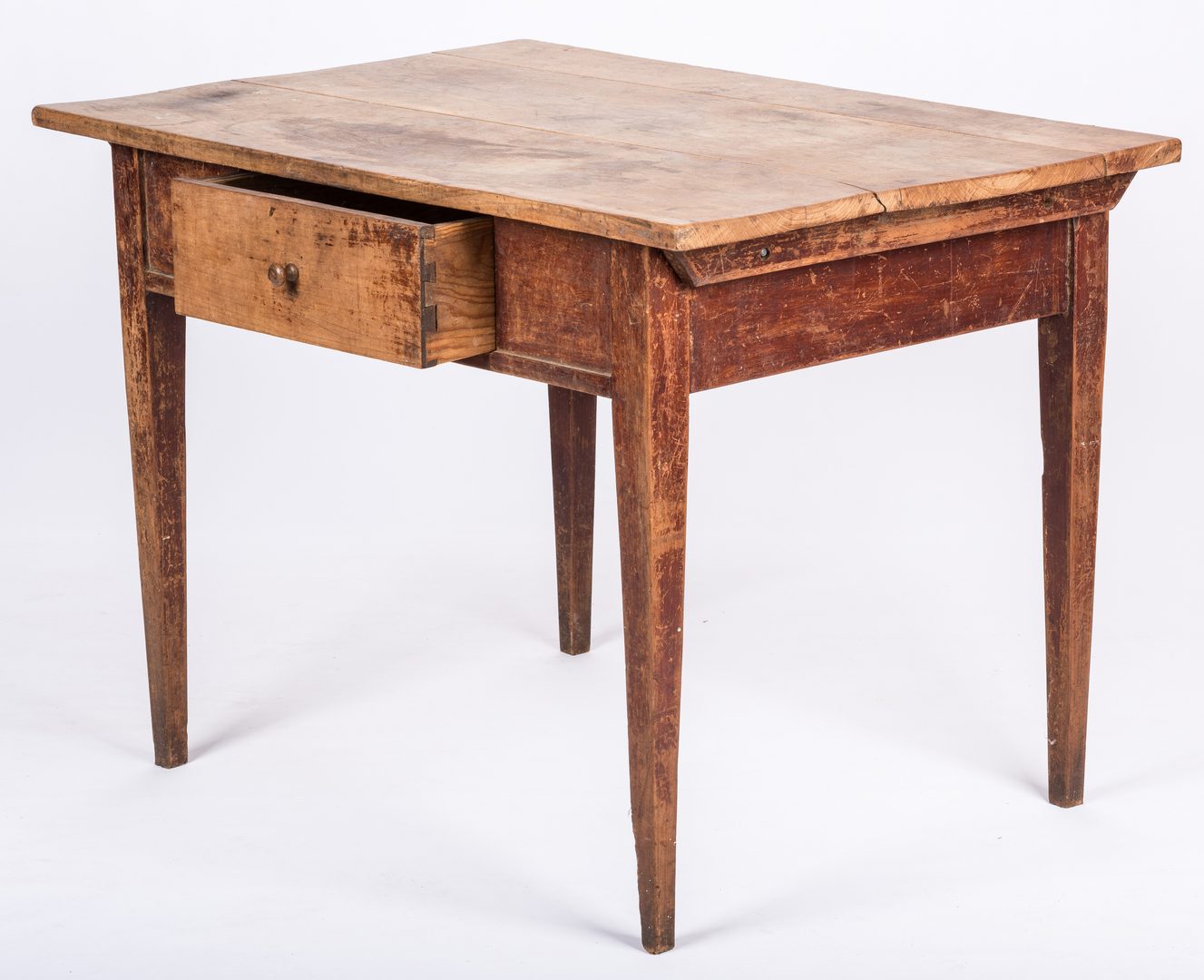 Lot 172: Kentucky Tavern Table w/ Red Wash