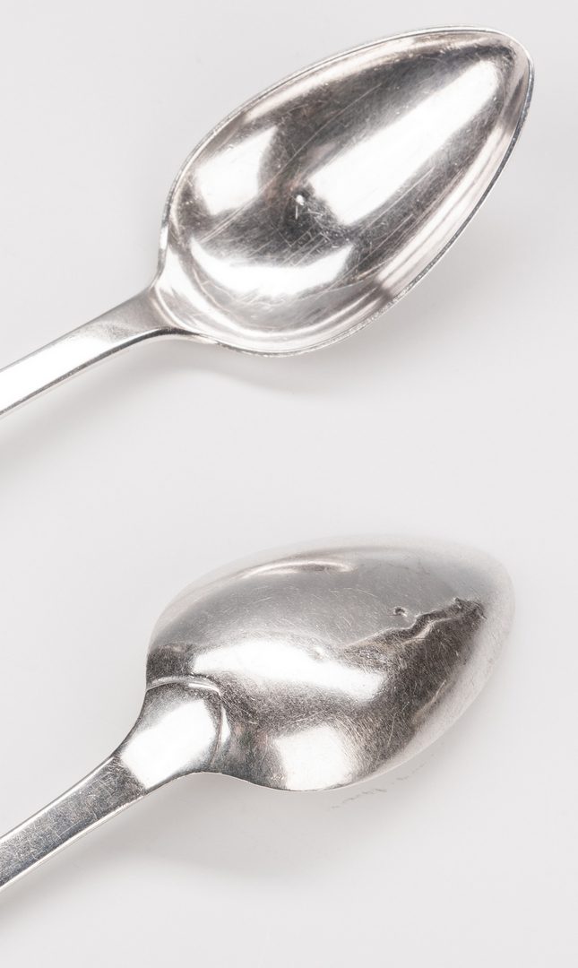 Lot 219: 6 Early KY Silver Spoons, Outten