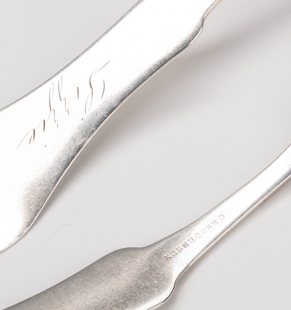 Lot 221: 8 Silver Spoons inc. KY, Broderson and Lenhart