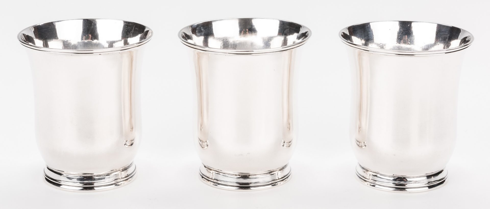 Lot 228: 3 NY Agricultural Coin Silver Beakers
