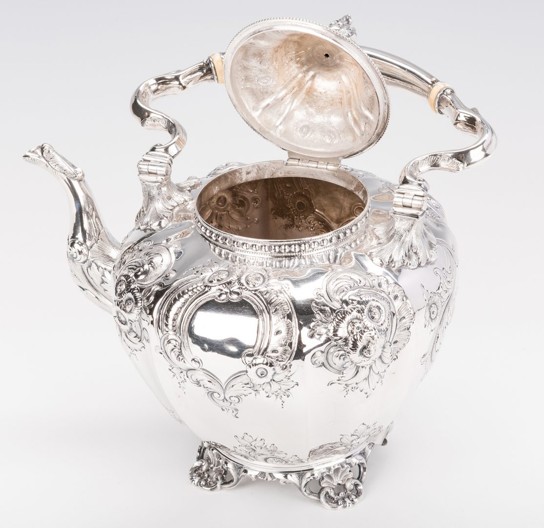 Lot 230: Beggs & Smith Coin Silver Teapot