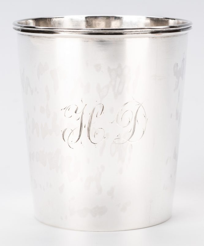 Lot 257: Joseph Loring Silver Cup, Dearborn Family History