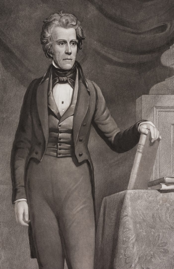 Lot 275: 3 Historic Figure Prints, inc. Andrew Jackson, John Calhoun