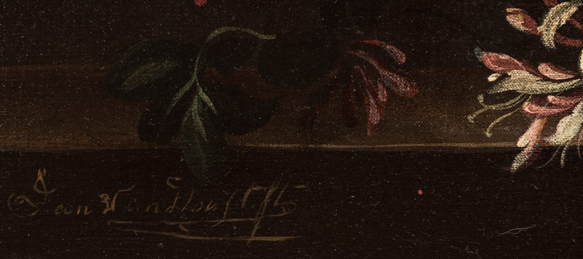Lot 303: Jan Van Doust Dutch Oil on Canvas Still Life