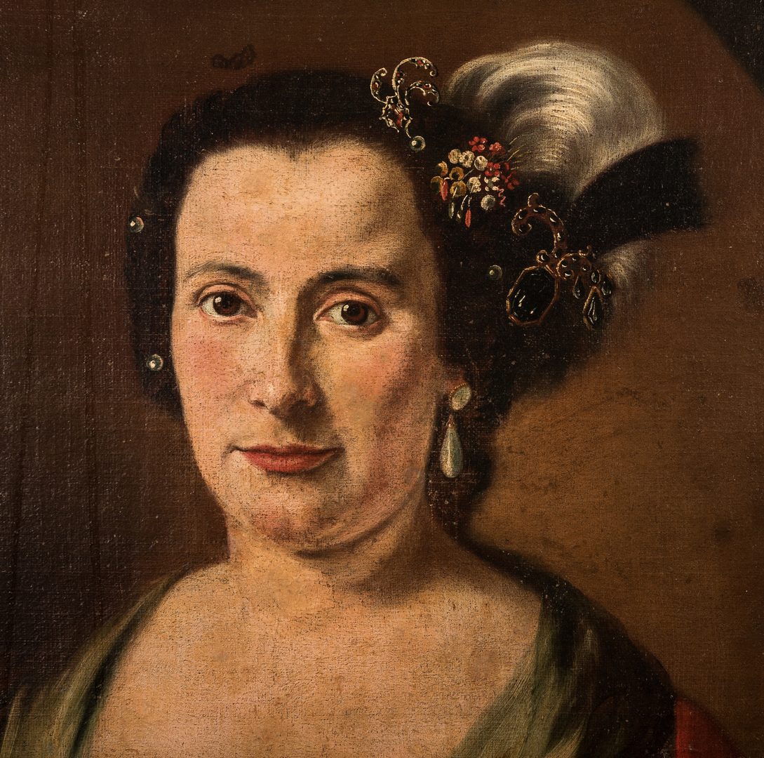 Lot 305: Continental School, Portrait of a Female Artist