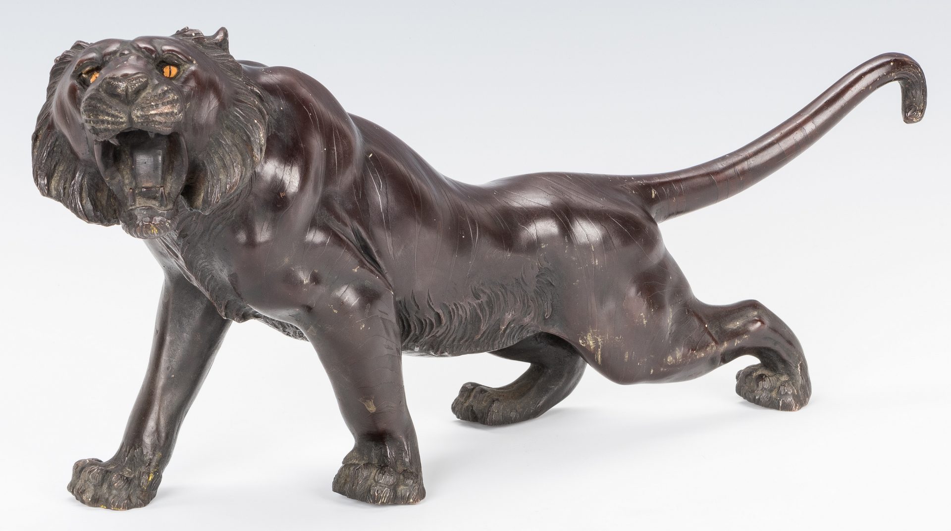 Lot 342: Japanese Bronze Tiger, Meiji