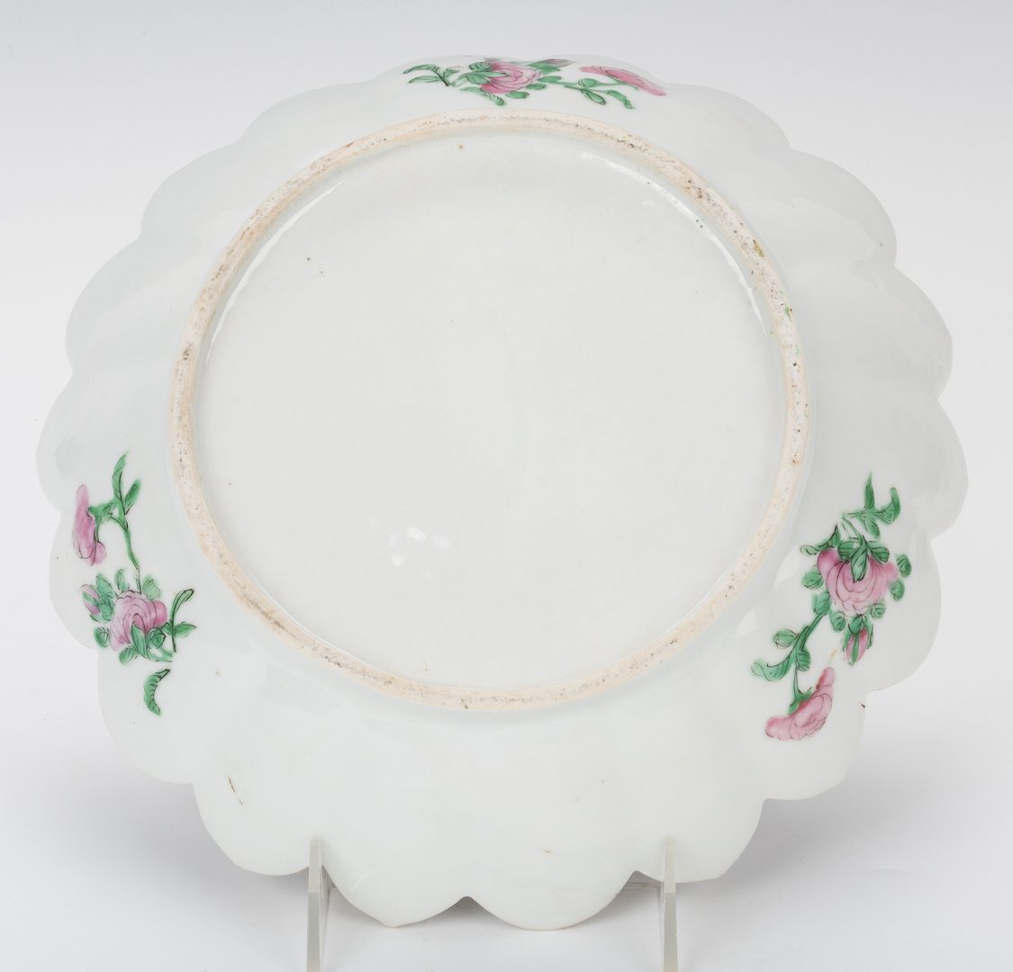 Lot 354: 4 Pcs. Chinese Rose Medallion Porcelain