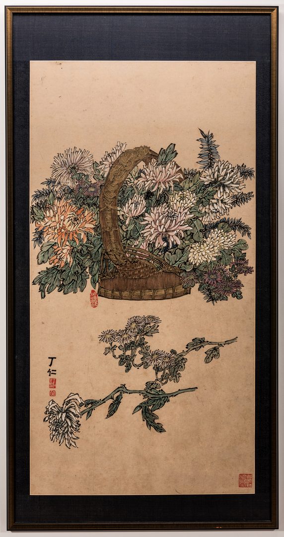 Lot 372: Manner of Qi Baishi, Chinese Floral Painting