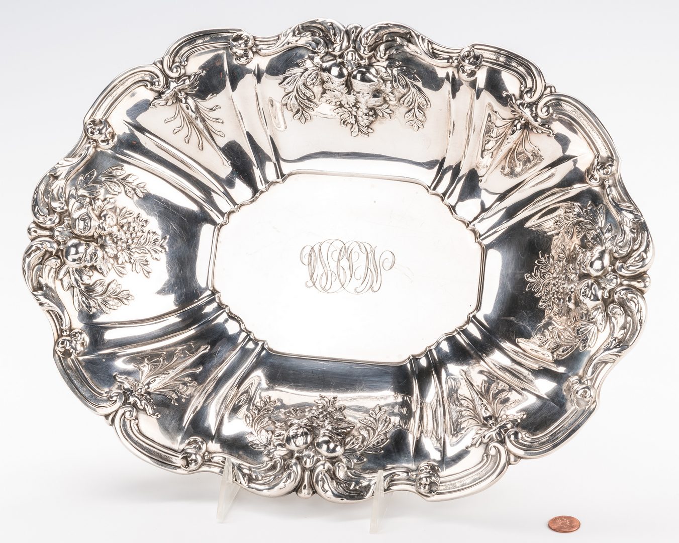 Lot 401: Francis I Sterling Centerpiece Bowl