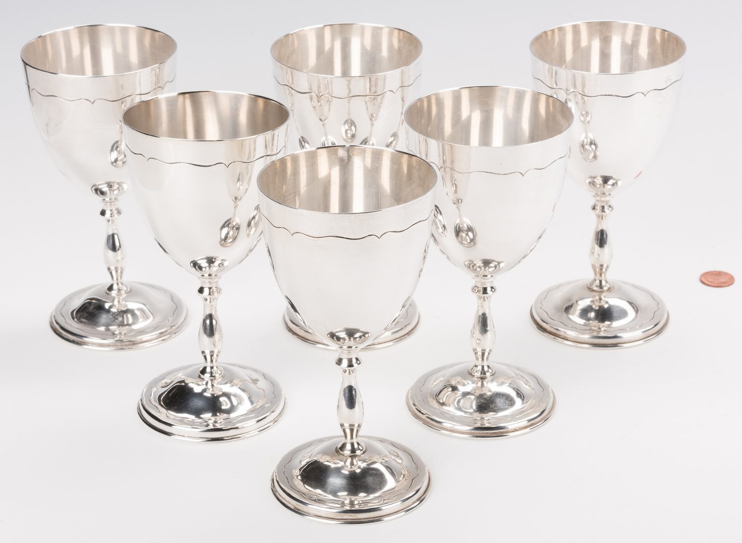 Lot 403: Mexican plus other Sterling Stemware, 17 pcs
