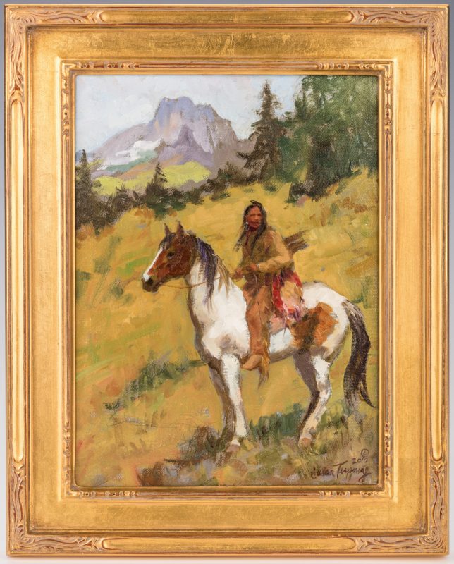 Lot 423: Susan Terpning, O/B, "Blackfoot Trail"