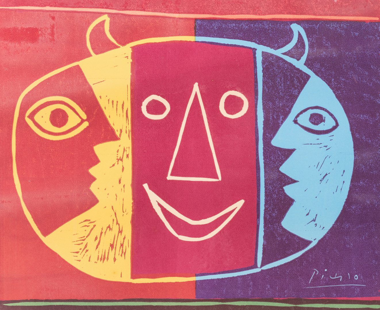 Lot 458: Picasso Signed Exhibition Poster