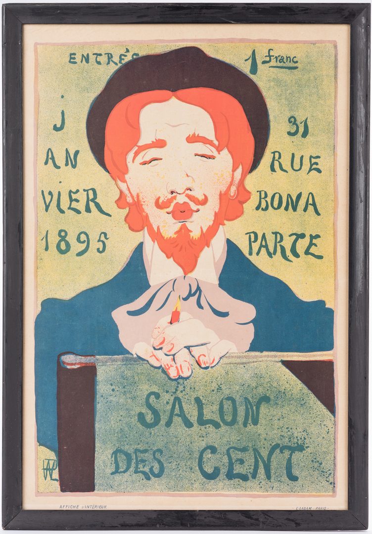 Lot 459: Rene Hermann-Paul  Salon desCent Poster