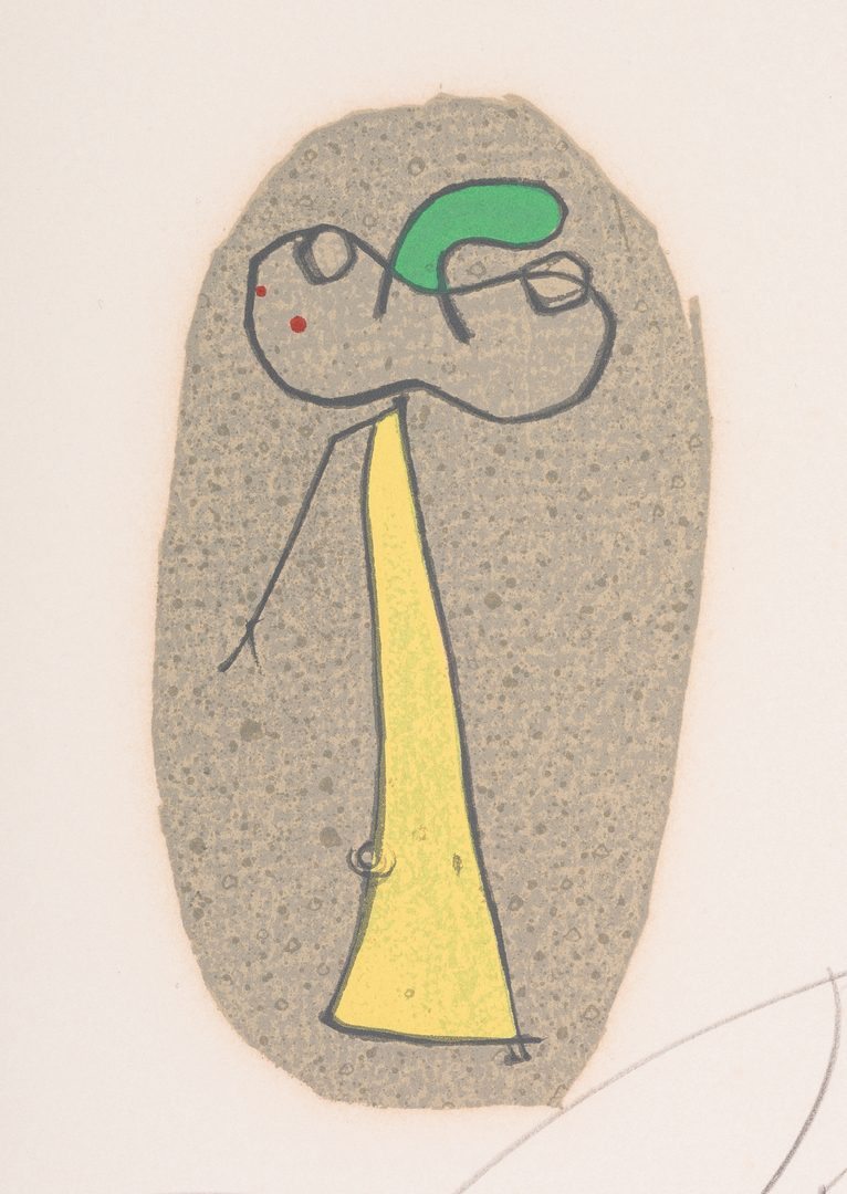 Lot 463: Signed Joan Miro Lithograph, L’Enfance d’Ubu