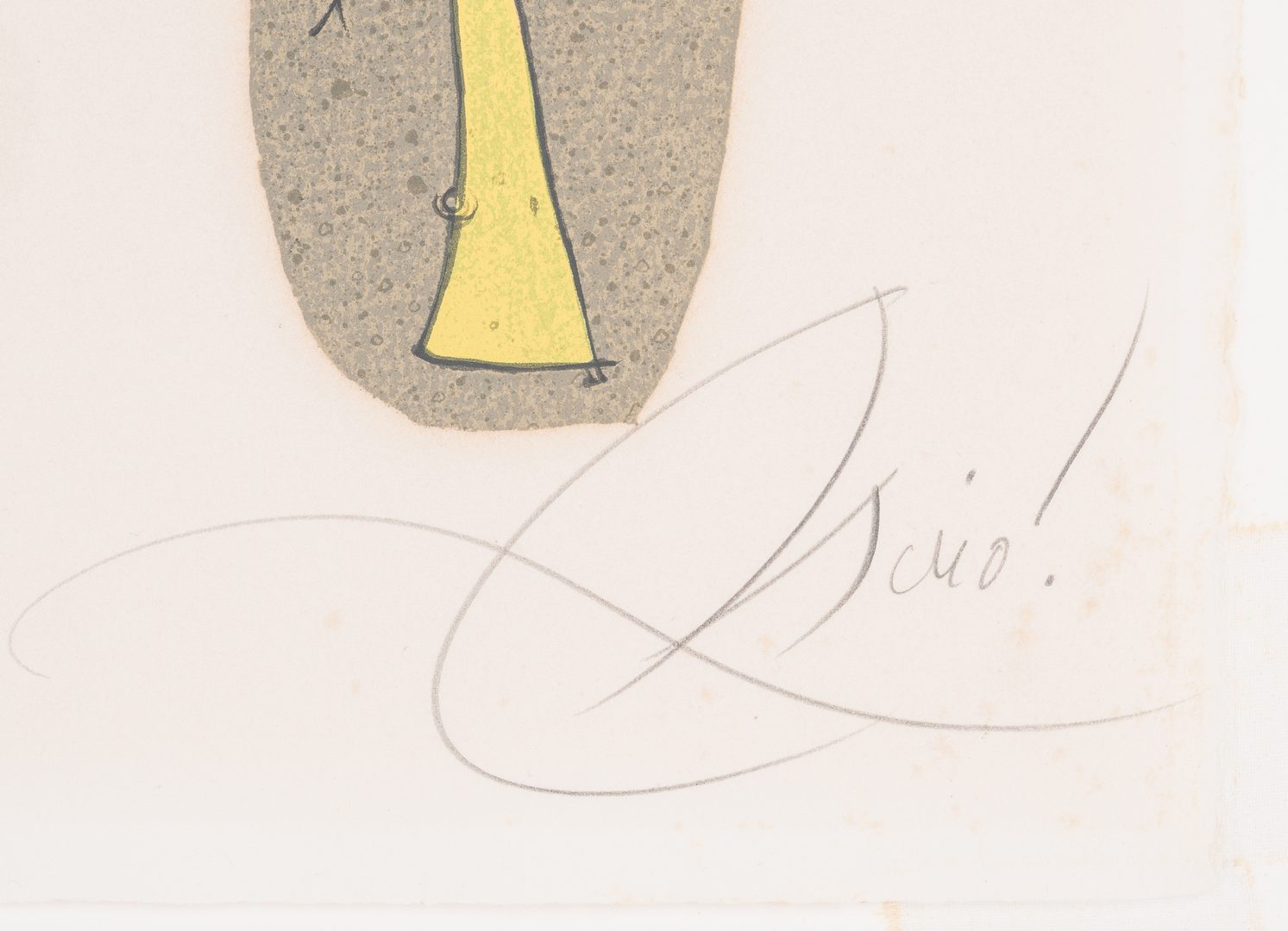 Lot 463: Signed Joan Miro Lithograph, L’Enfance d’Ubu