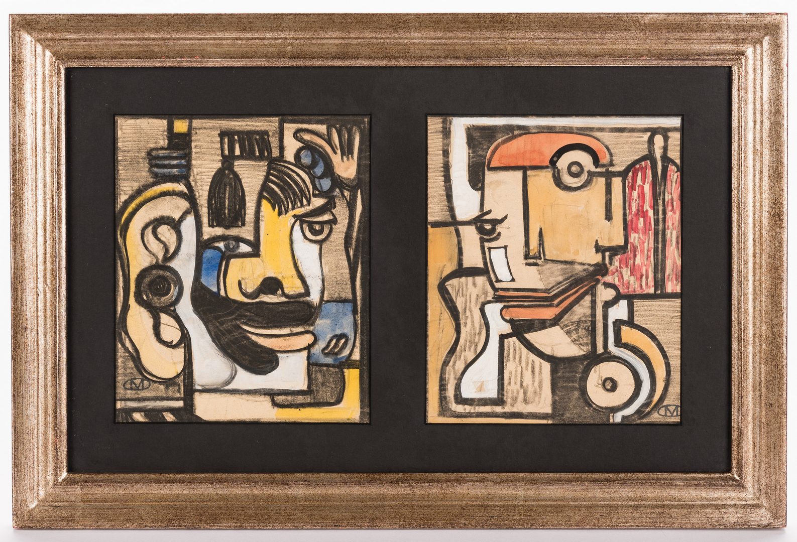 Lot 469: 2 Martin Obzina Works, framed together
