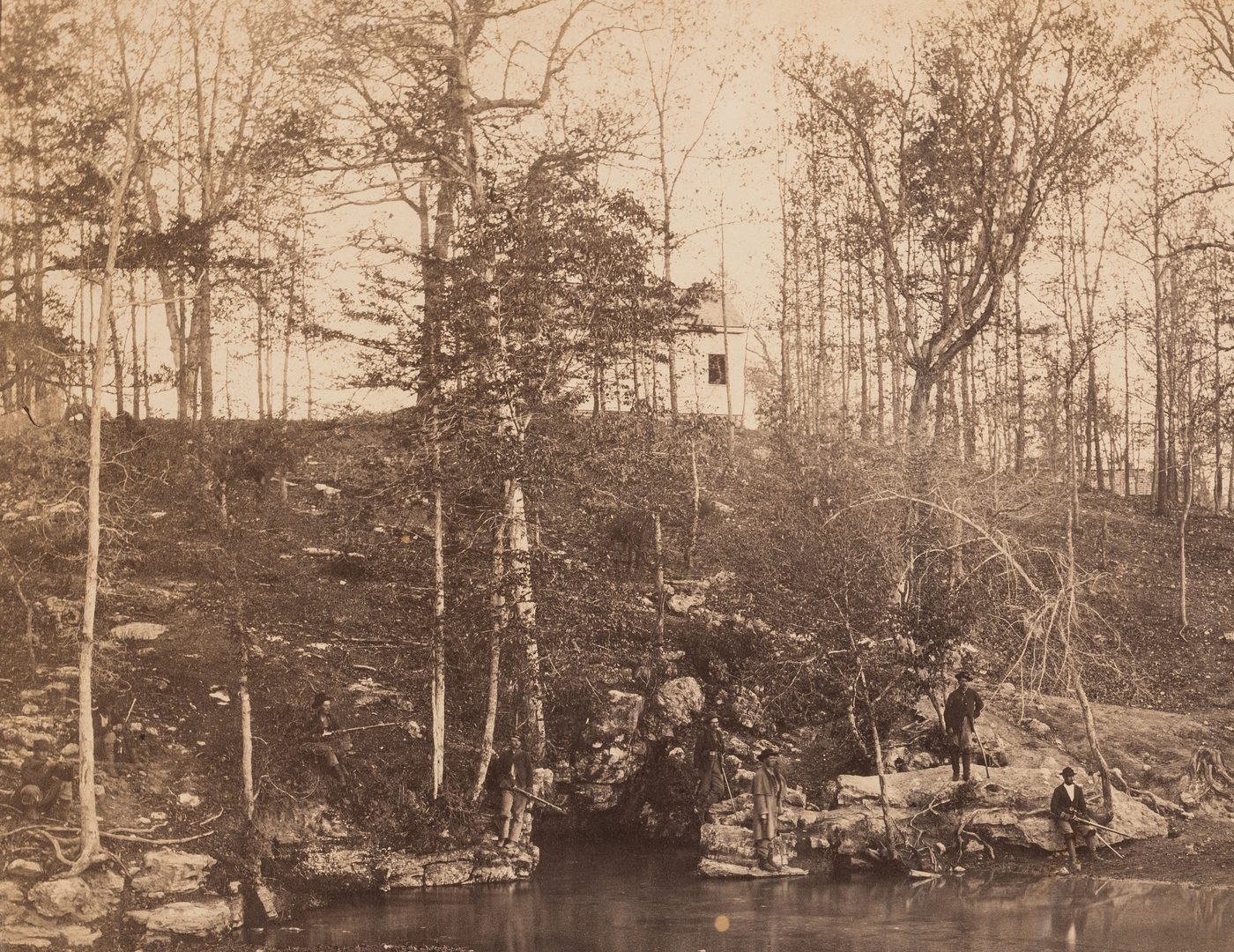 Lot 519: Civil War Photograph, Crawfish Springs Chickamauga