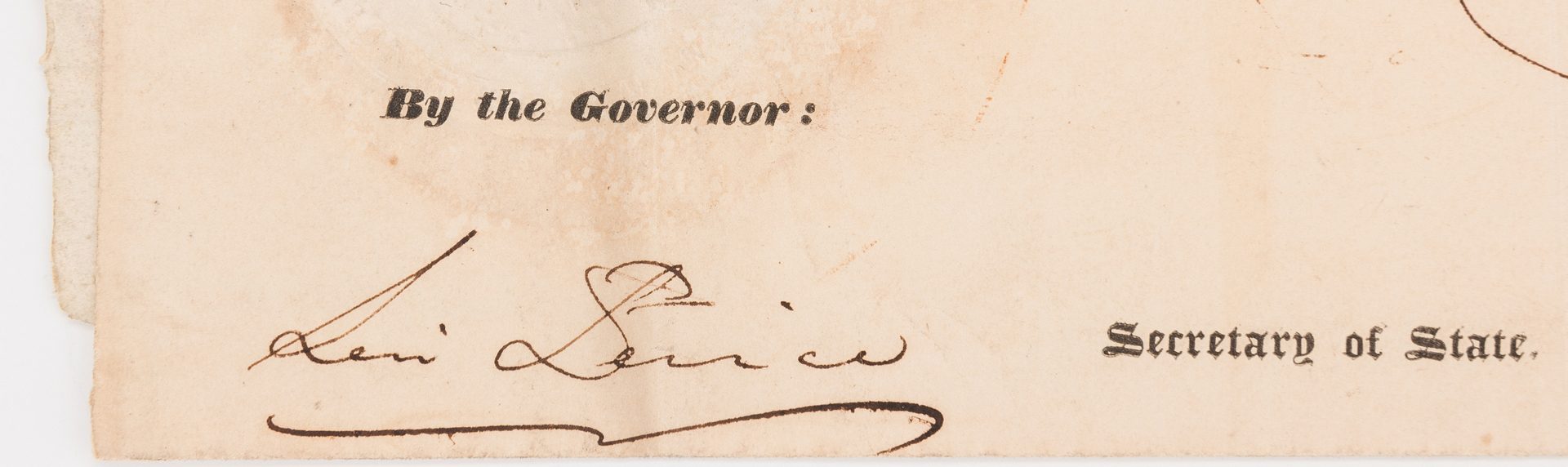 Lot 524: 2 Louisiana Documents, inc. Gov. A.B. Roman and Mayor Wm. Freret, Slave Case