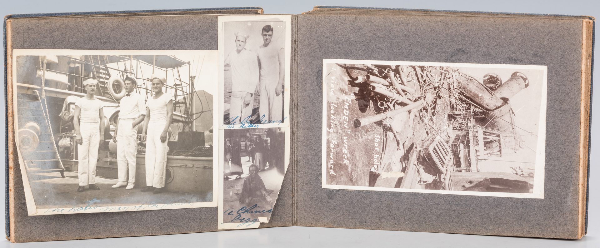 Lot 533: WWI Photo album inc. SMS Emden