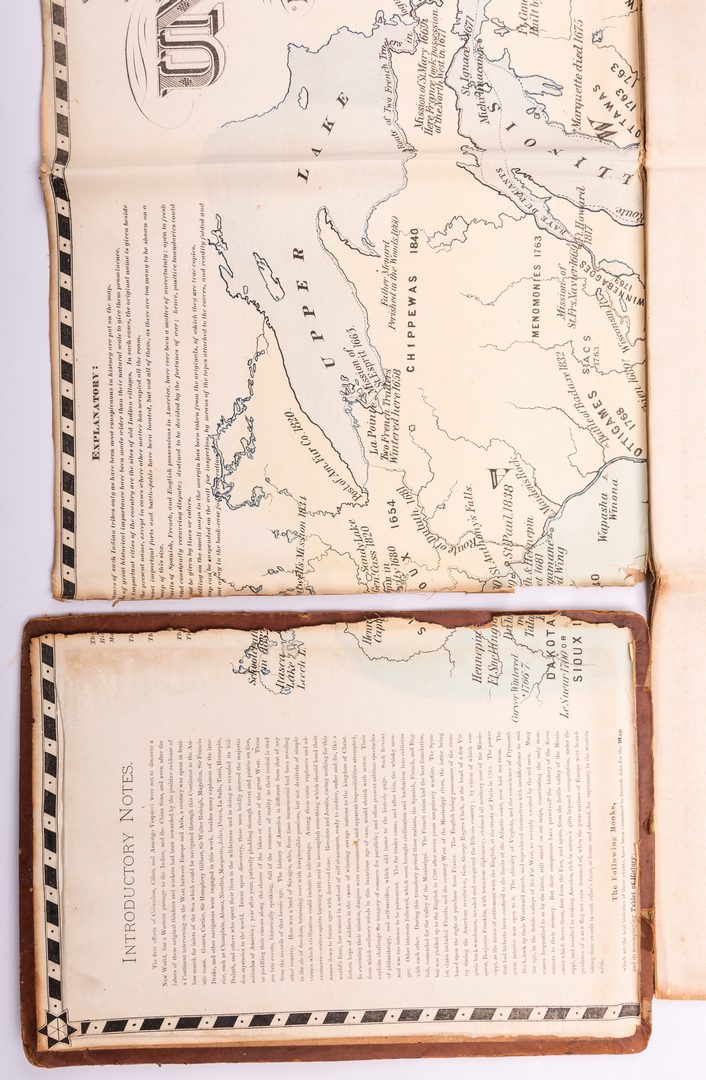 Lot 537: Historical Map Of The United States, R. Blanchard, 1876