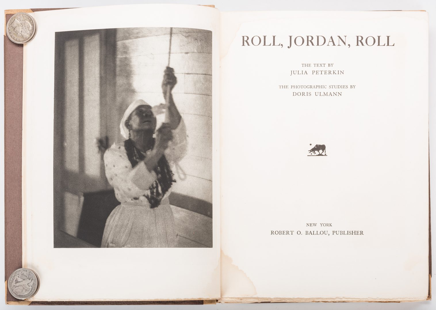 Lot 546: Roll Jordan Roll, Author Signed #74 of 350.