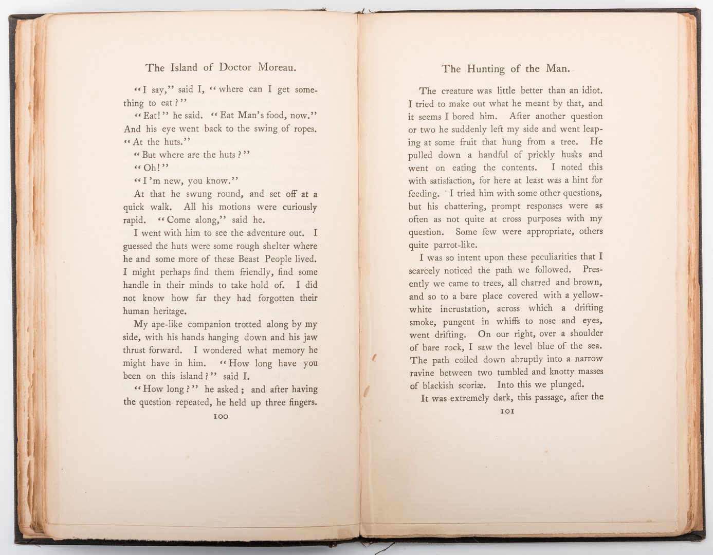 Lot 550: H. G. Wells: Island of Dr. Moreau, 1st Ed.