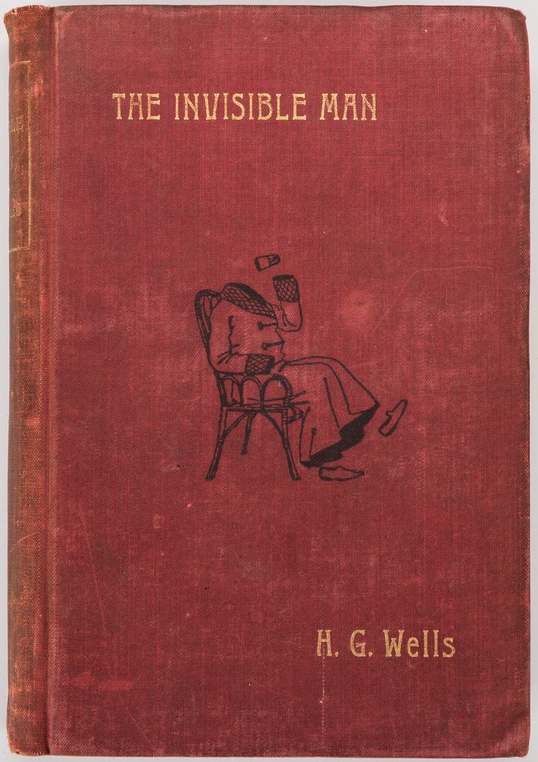 Lot 551: 3 H. G. Wells books including 1st Ed. The Invisible Man.