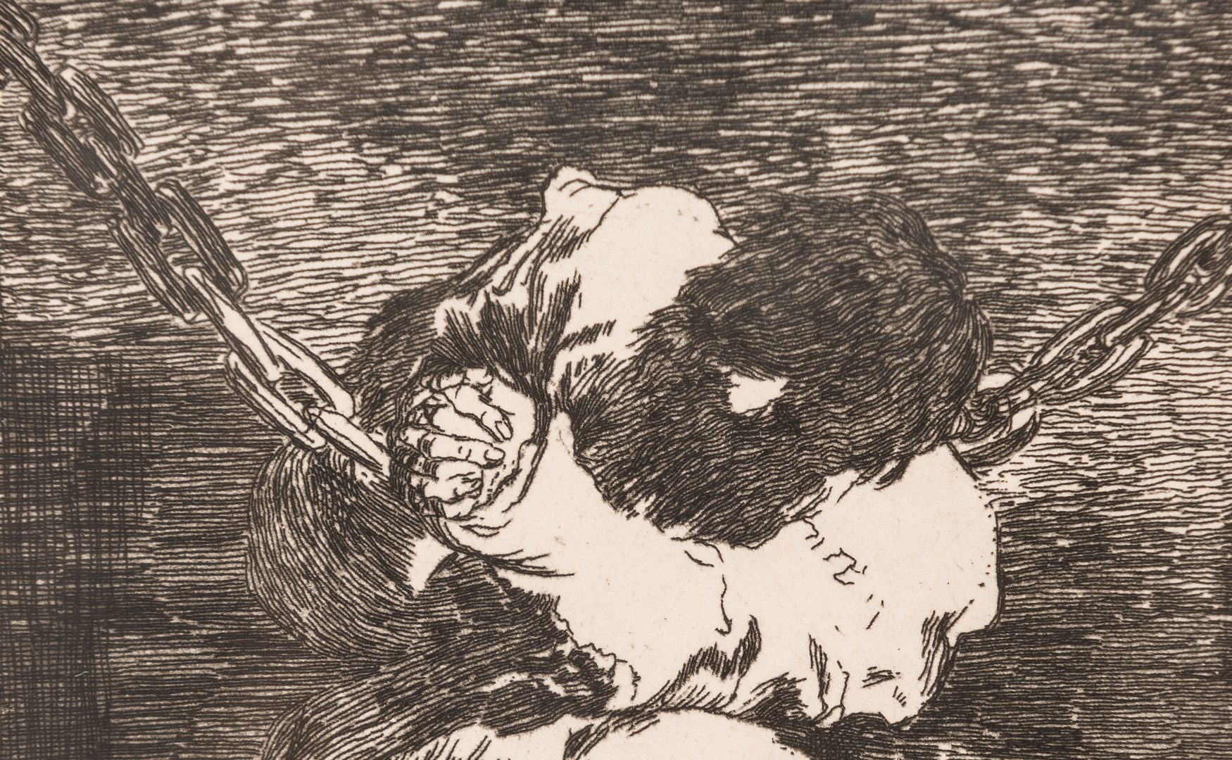 Lot 593: 2 Posthumous Etchings, Goya and Cezanne