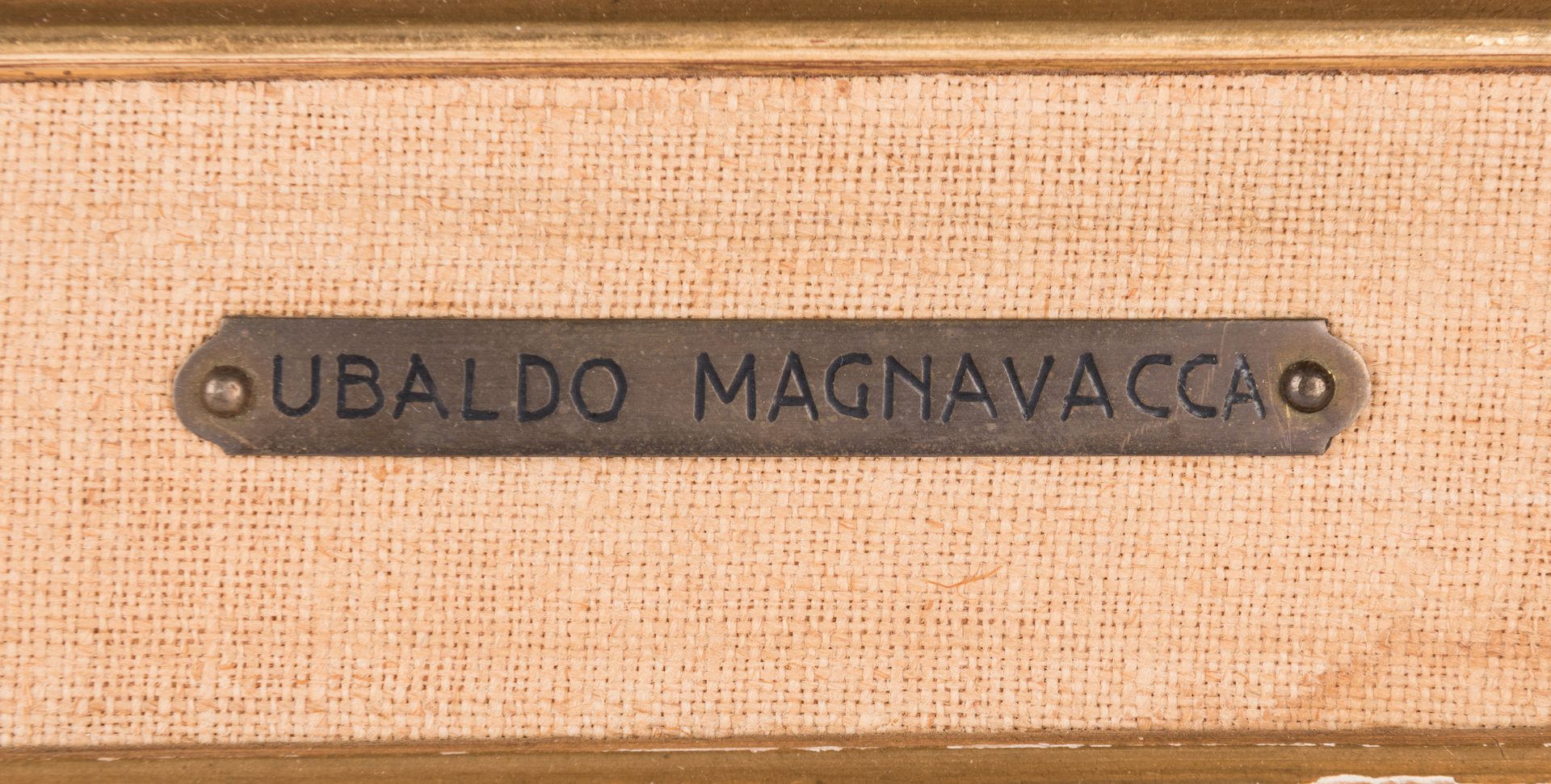 Lot 602: Ubaldo Magnavacca, Oil on Board, Landscape and more