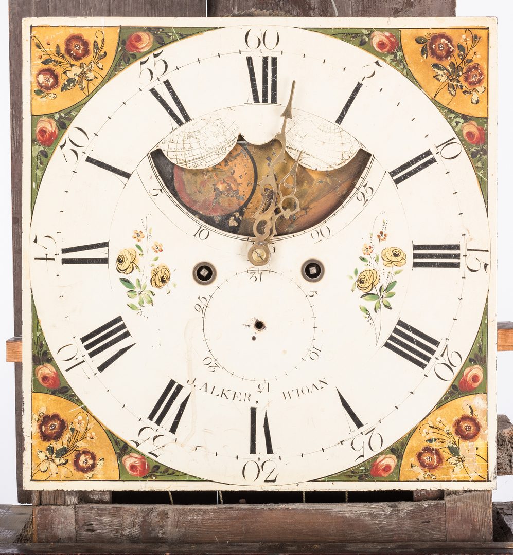 Lot 625: Irish Chippendale Wigan Tall Clock