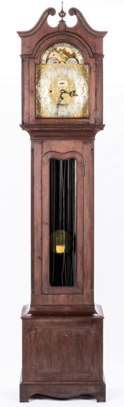 Lot 626: Tiffany 5 Tube Chime Tall-Case Clock