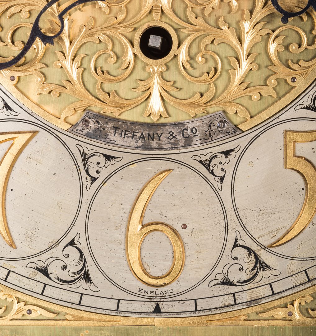 Lot 626: Tiffany 5 Tube Chime Tall-Case Clock