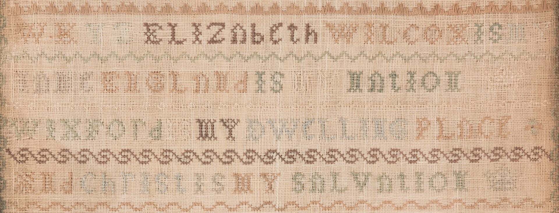 Lot 643: 3 English Samplers, 18th/19th Cent.