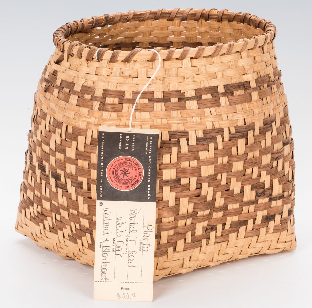 Lot 653: Appalachian Folk Art Items, inc. Banjo, Carvings & Basket
