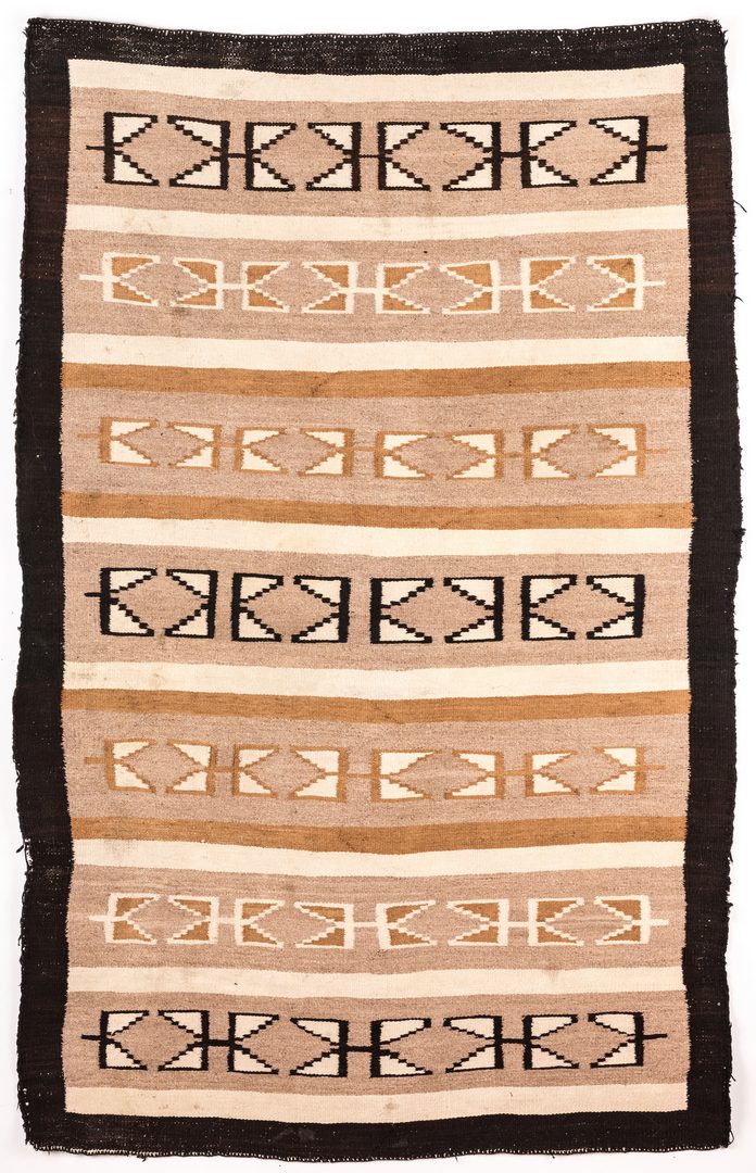 Lot 677: 2 Navajo Wide Ruins or Chindle Rugs