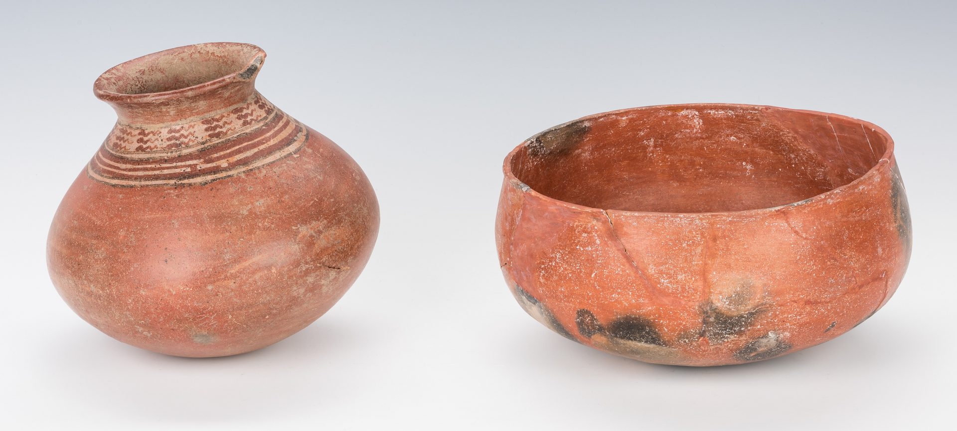 Lot 679: Anasazi, Peruvian, & Pre Columbian Vessels, Total 10